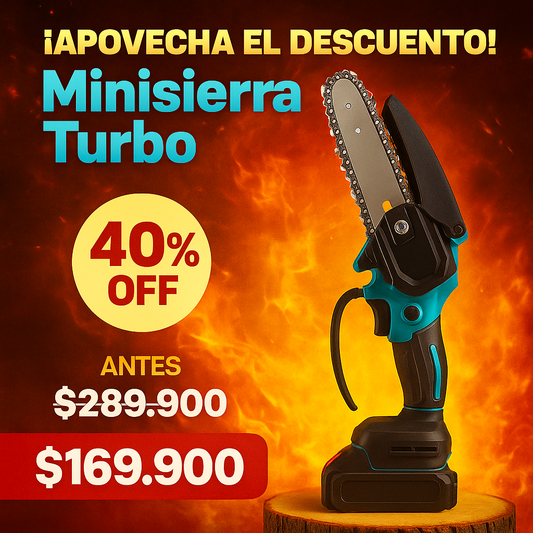 Minisierra Turbo Inalámbrica Para El Hogar - Corta todo en segundos